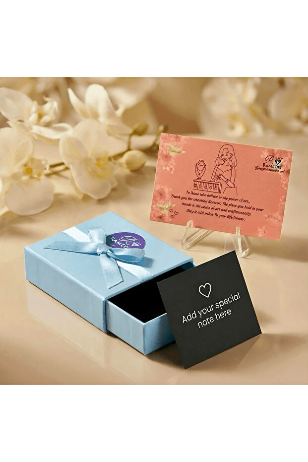 Minimal Mor Taşlı Gümüş Kolye - 4