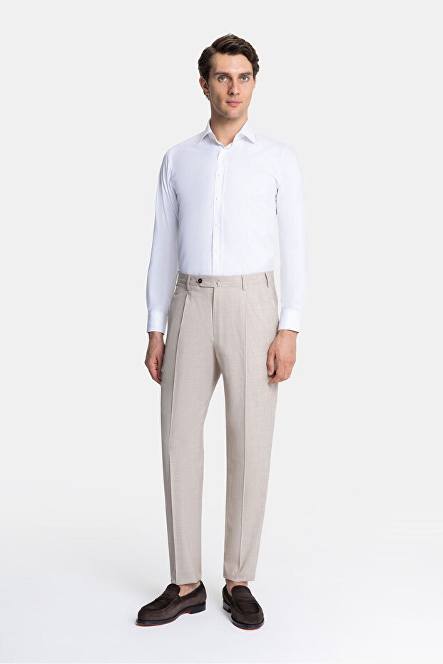 MICRO DESENLİ NON IRON GÖMLEK - 7