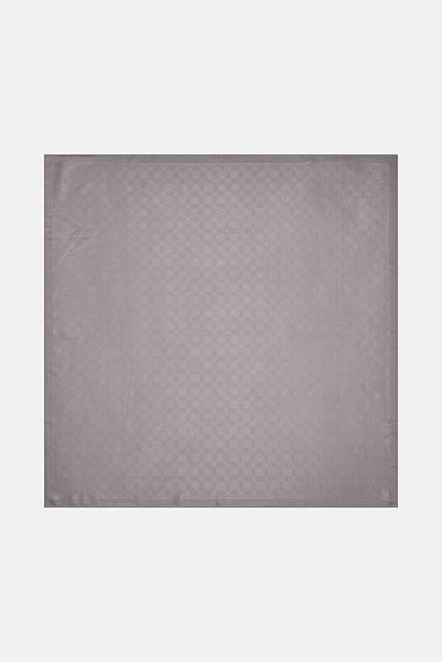GRİ MONOGRAM FASONE EŞARP