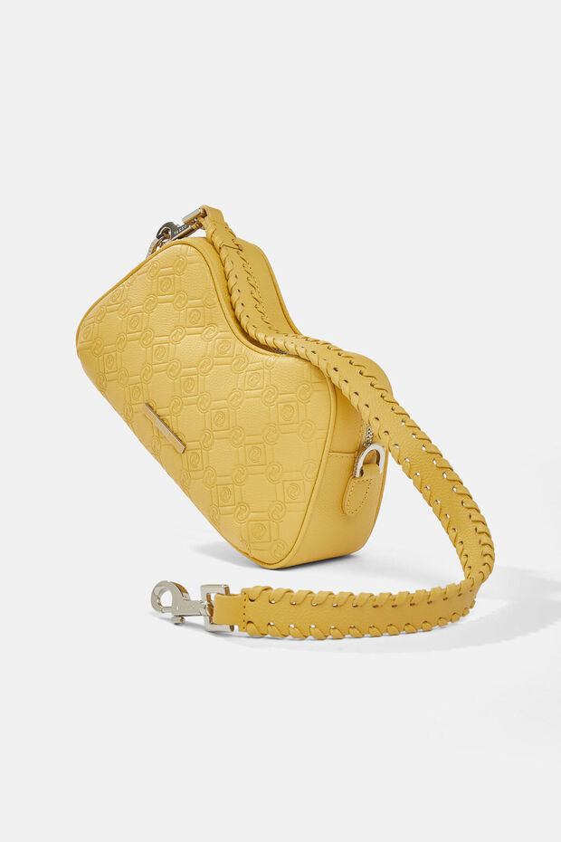SARI MONOGRAM DERİ ÇANTA - 5