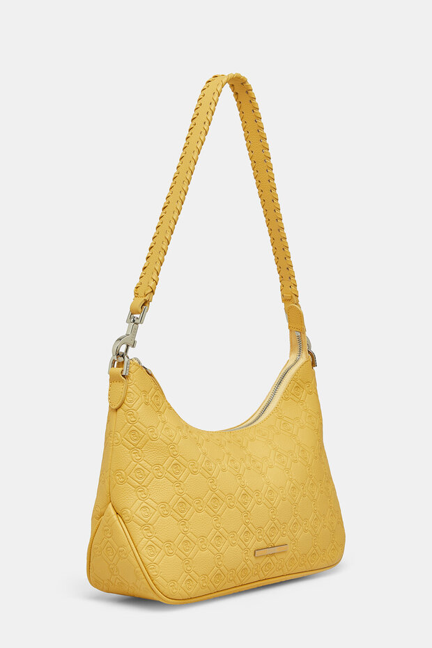 SARI MONOGRAM DERİ ÇANTA - 3