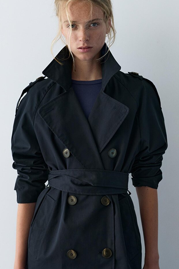 Kemerli trençkot - 1