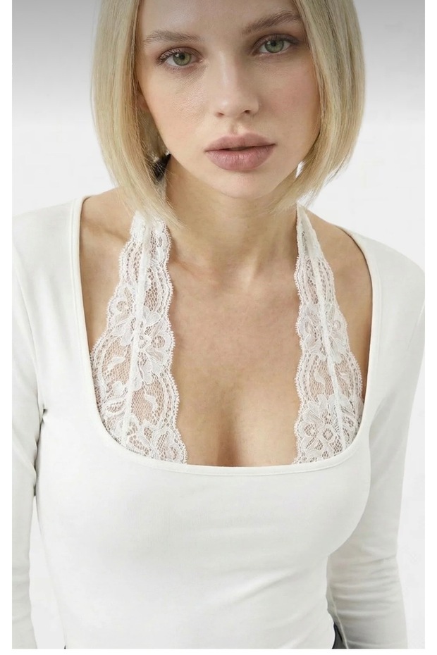 Black Tie-Up Lace Gothic Long Sleeve 95% Ultra Soft Cotton Blouse
