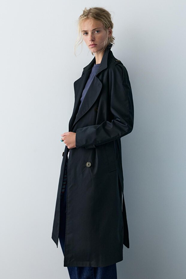 Kemerli trençkot - 4