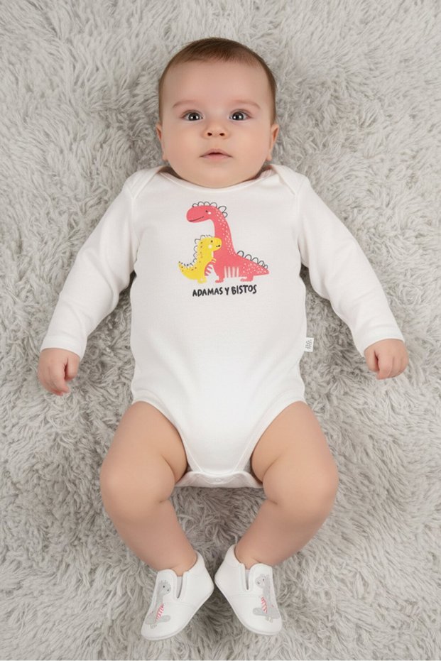 Toddlers Boy 3 Pieces Allover Print Bodysuit And Jogger Pants Set, Multicolor