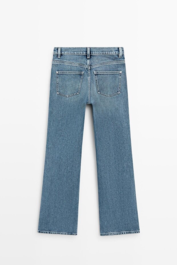 Yüksek bel bootcut jean - 4