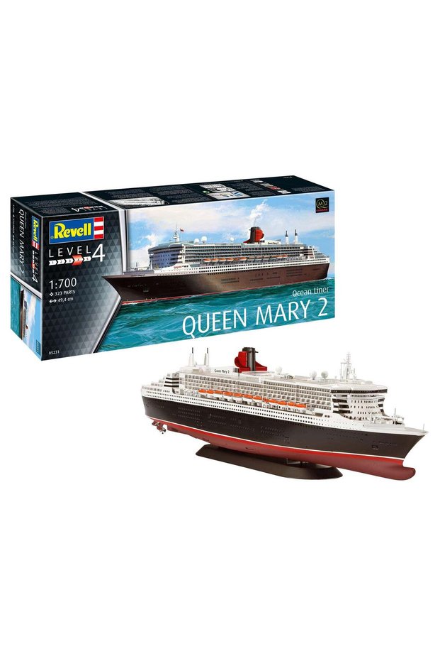 Machetă Transatlantic Queen Mary 2