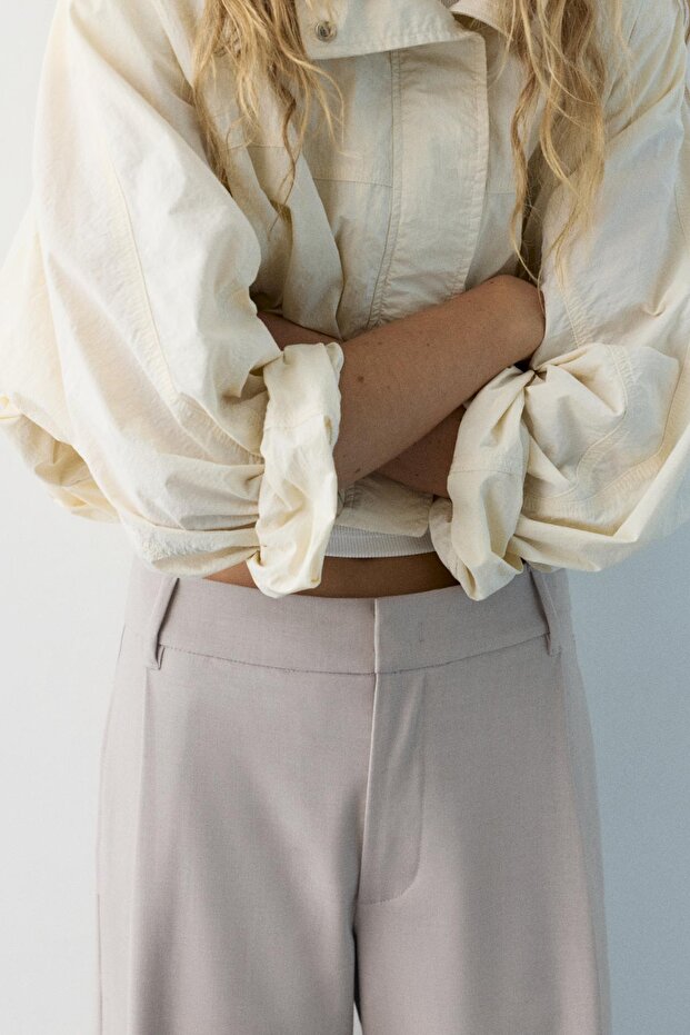 Pensli kumaş pantolon - 4