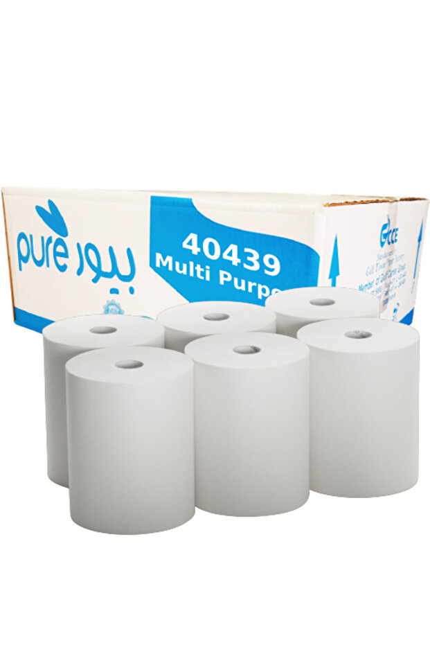 HAND TOWEL ROLL, AUTOCUT, 140M, 1X6ROLLS/CTN, 2PLY, 20CMX140MTRS