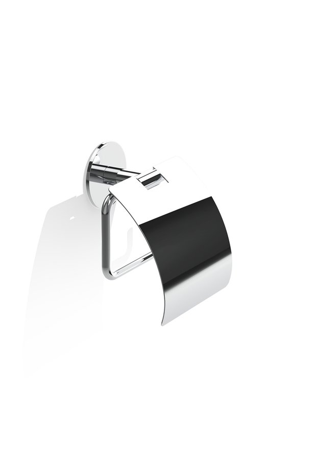 Basic Sk Toilet Paper Holder, Adhesive - Chrome