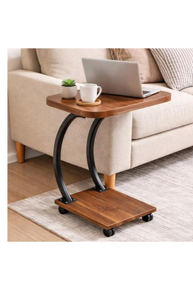 طاولة جانبية على شكل حرف C - 1