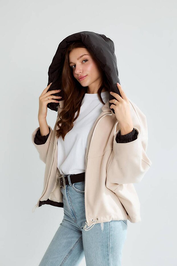 D99691 Kadın Mont - 3