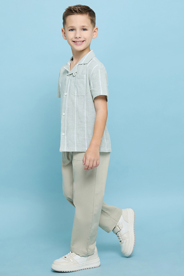 بنطال قصة مريحة واسعة تِكّة - 2