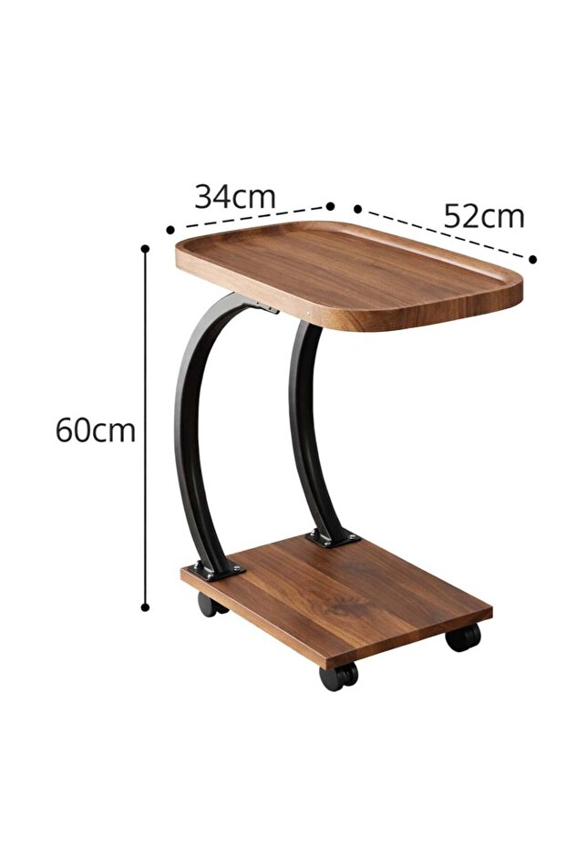 طاولة جانبية على شكل حرف C - 2