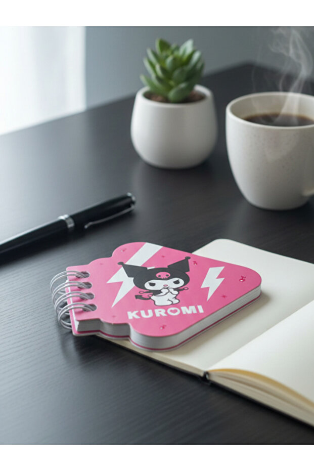 Hello Kitty & Kuromi Licensed Spiral-Bound Special Cut Mini Notepad