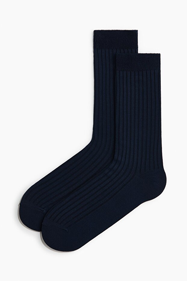 3'lü Bambu Viskoz Karışımlı Çorap - 2