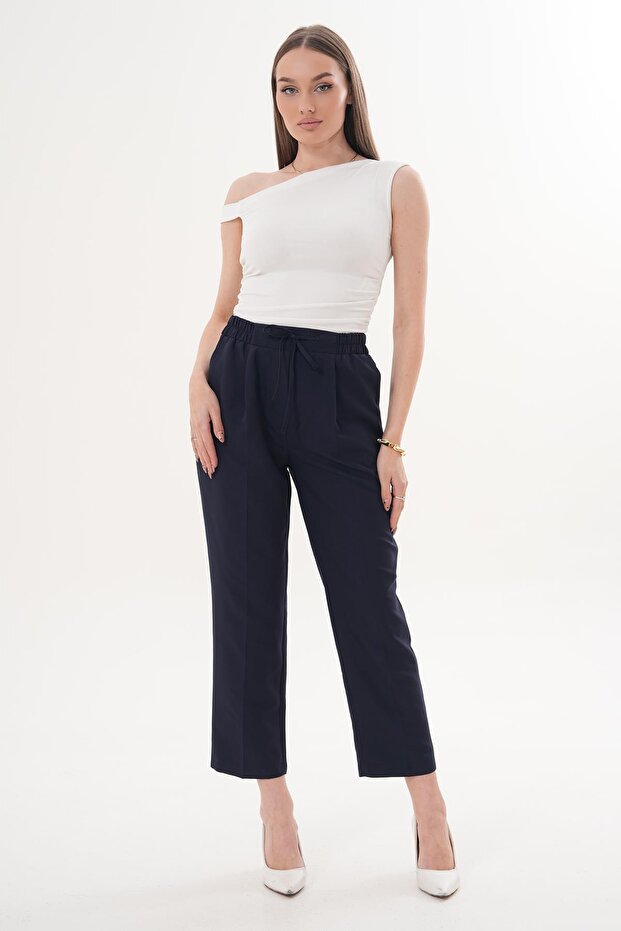 Women's Elastic Waist Trousers 260262 -