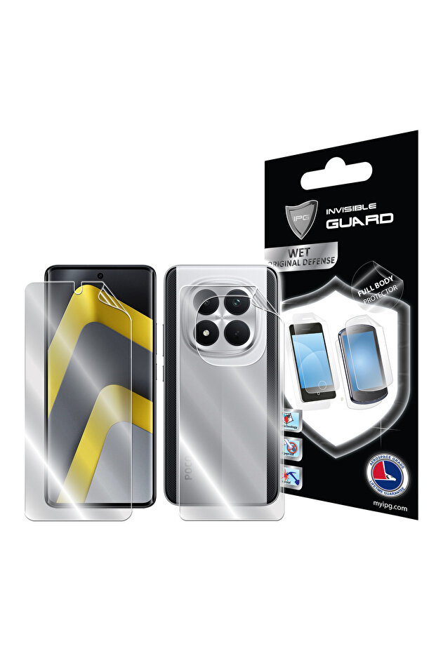 هيدروجيل (TPU رقيق) لهاتف Poco M8 Pro (تغطية كاملة (حماية للشاشة + الخلفية))