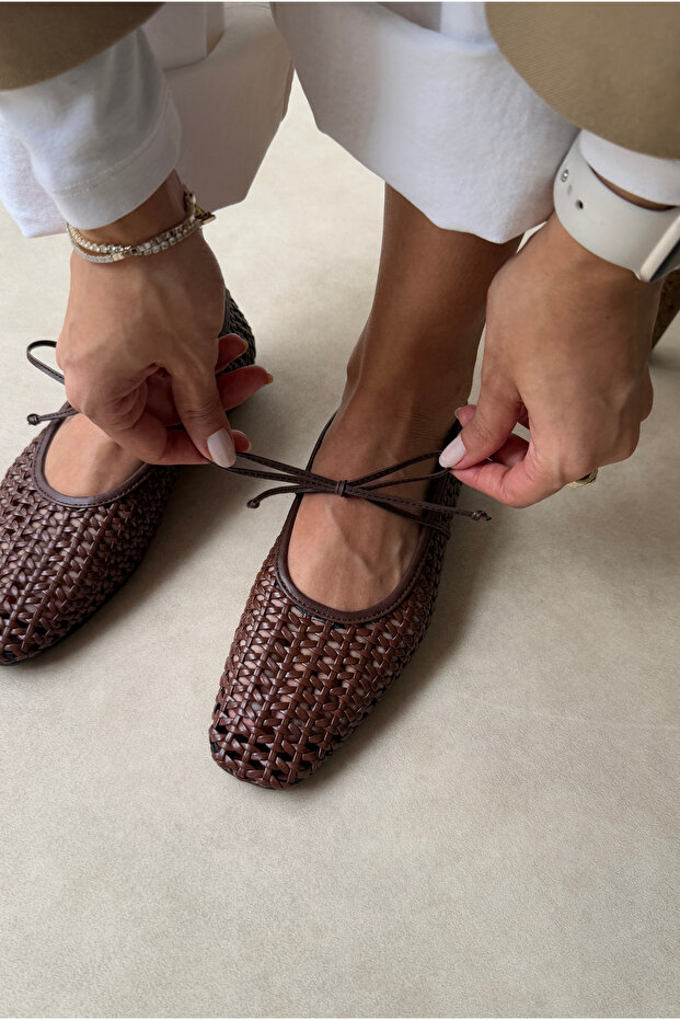 Women's Ballerinas Bitter Brown