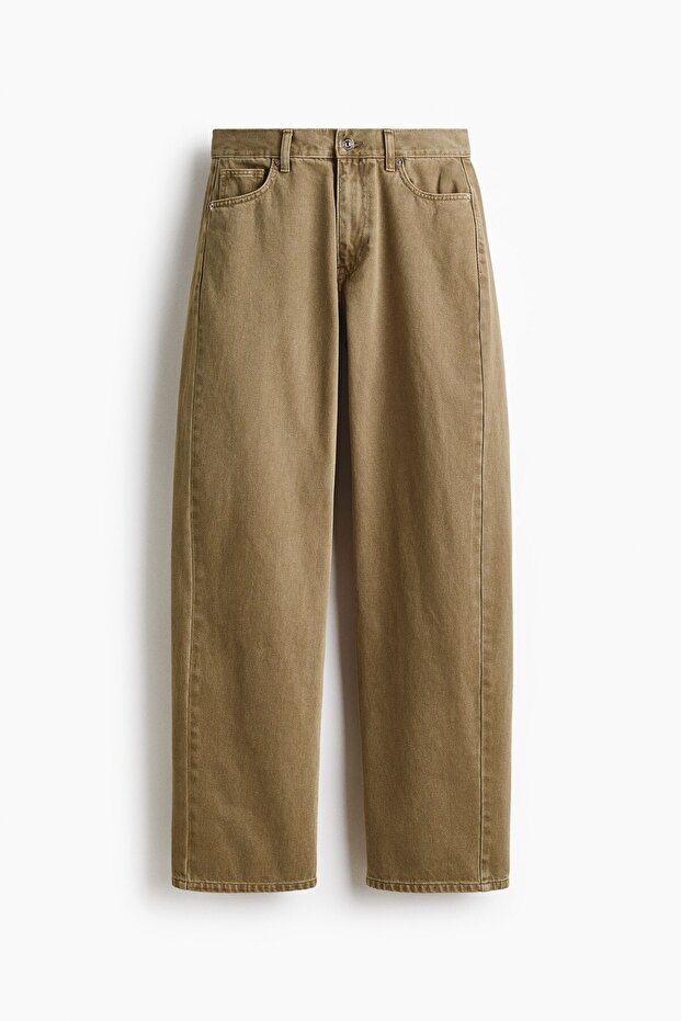 Barrel Regular Waist Jeans - 1