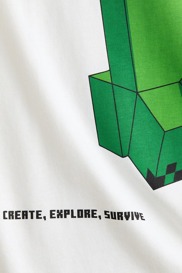 Baskılı Oversize Tişört - 3