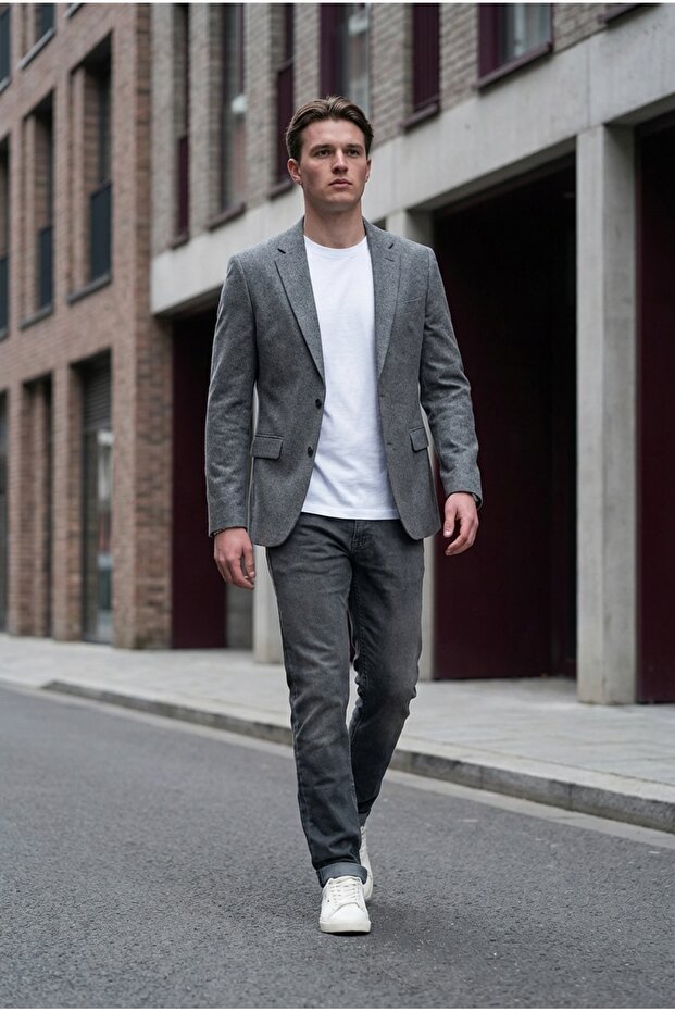 بنطلون جينز عادي للرجال - 2