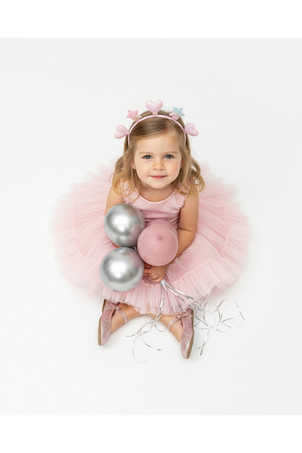 Pembe Simli Taç - 1