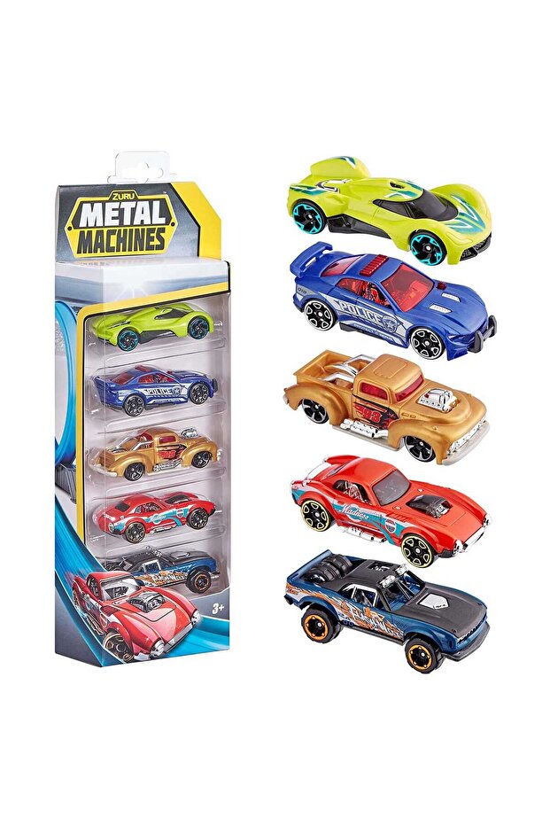Metal Machine Car 5Pcs - 1