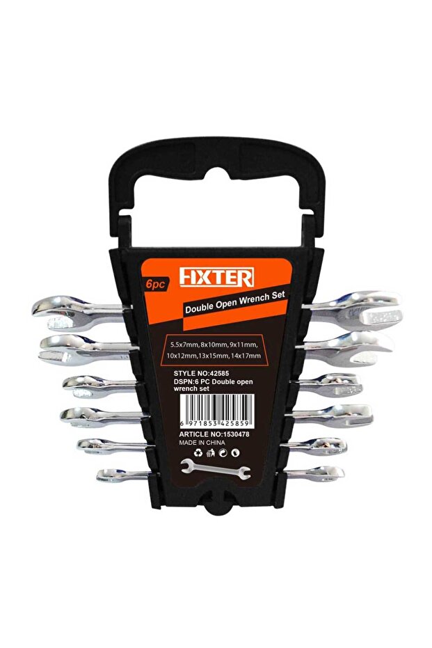 Double Open Wrench 6pcs