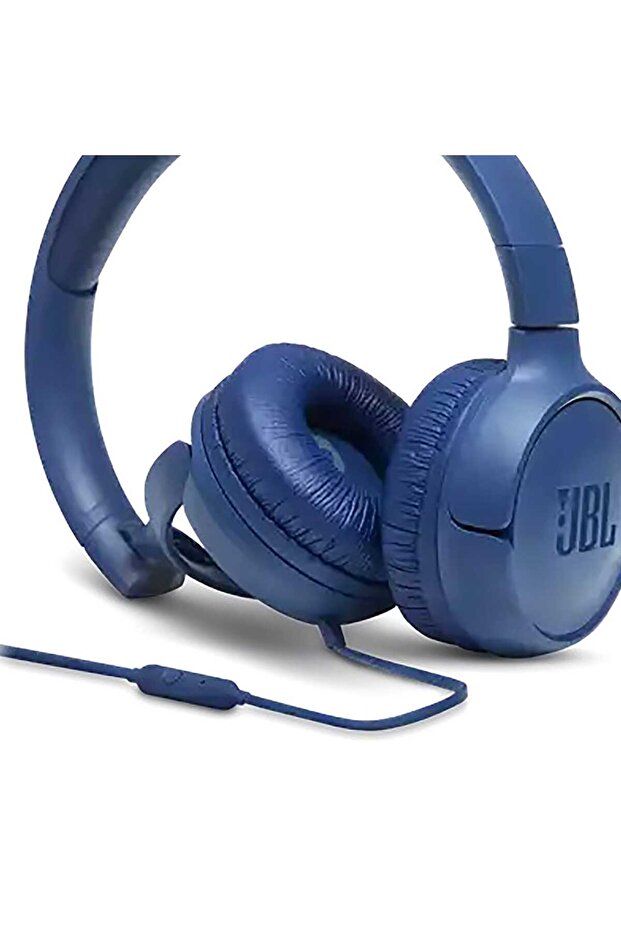 سماعة رأس بأسلاك JBLT500 زرقاء - 5