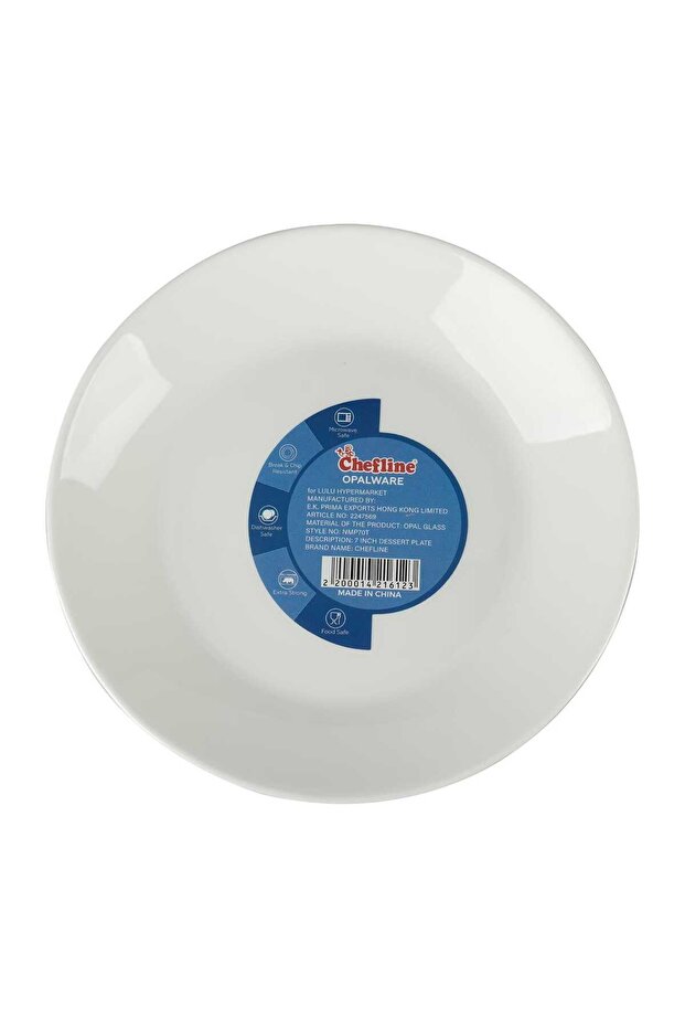 Opalware Dessert Plate, 7 inches, White