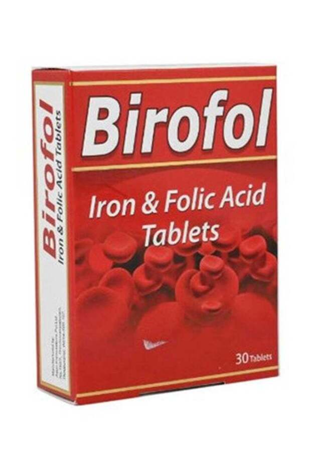 Iron and Folic Acid 30 Tablets