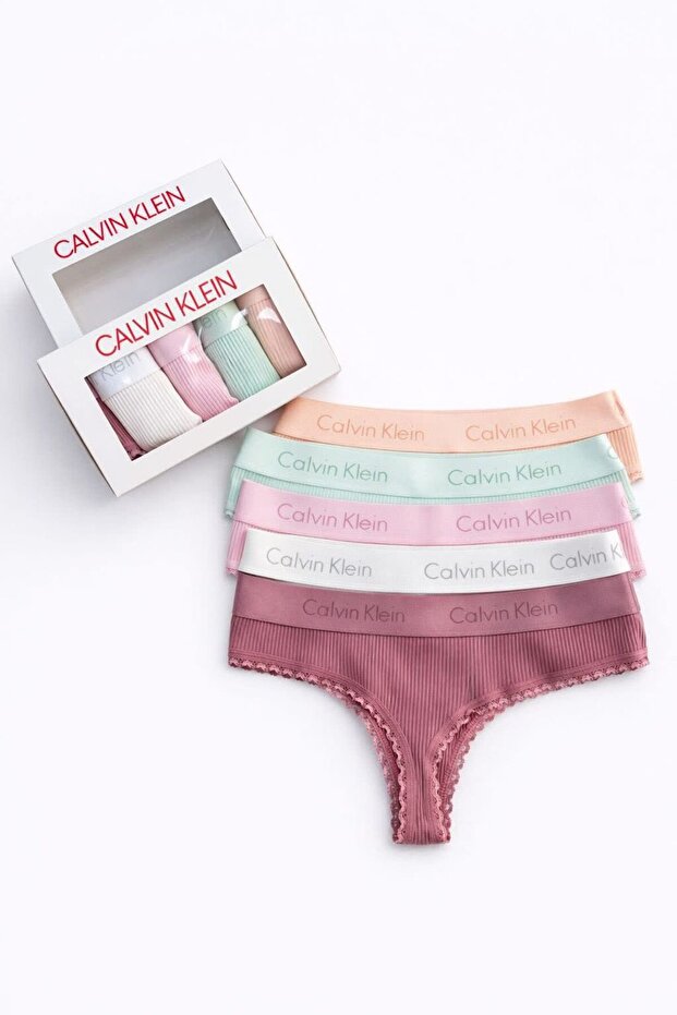Σετ 5 εσώρουχων στρινγκ - 1