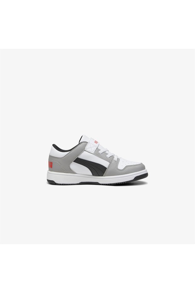 Rebound Layup Low Kids' Gray Sports Shoes