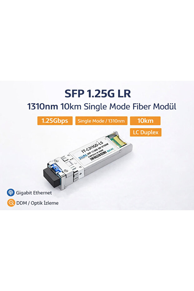 Sfp 1.25g Lr 1310Nm 10Km Single Mode Fiber Optic Module (Jt-C311Gd-L1S)