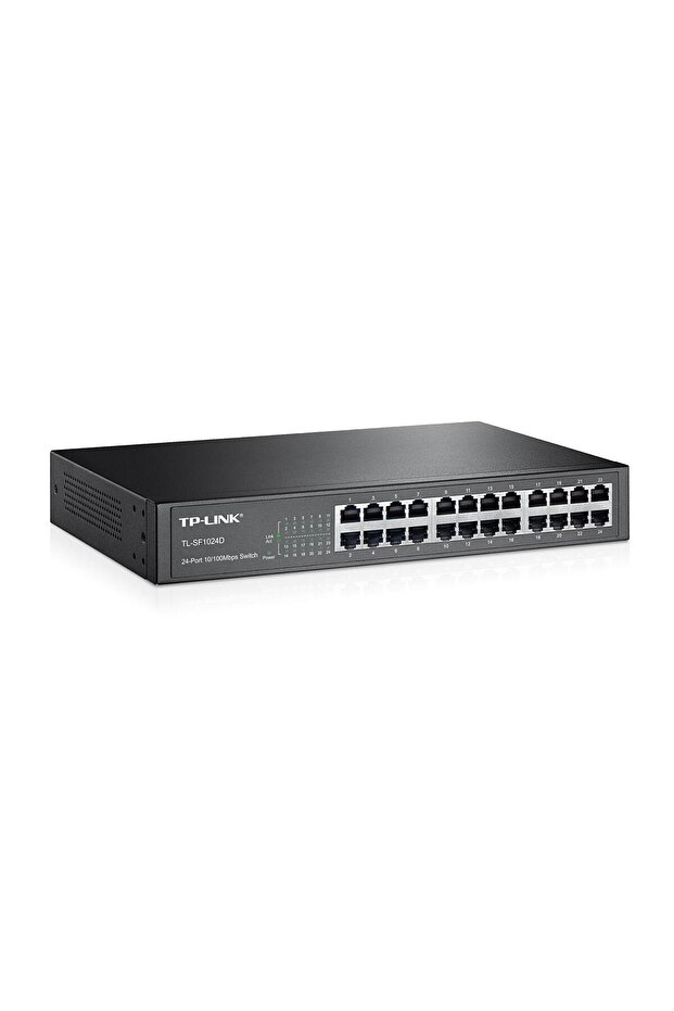 محول شبكة TP-LINK TL-SG1024D بـ 24 منفذ جيجابت مع هيكل معدني قابل للتركيب على الرف
