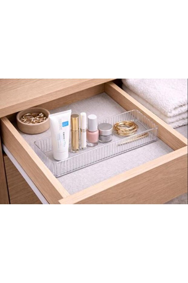 Transparent Acrylic Organizer Long Rectangular Multi-Purpose - 1