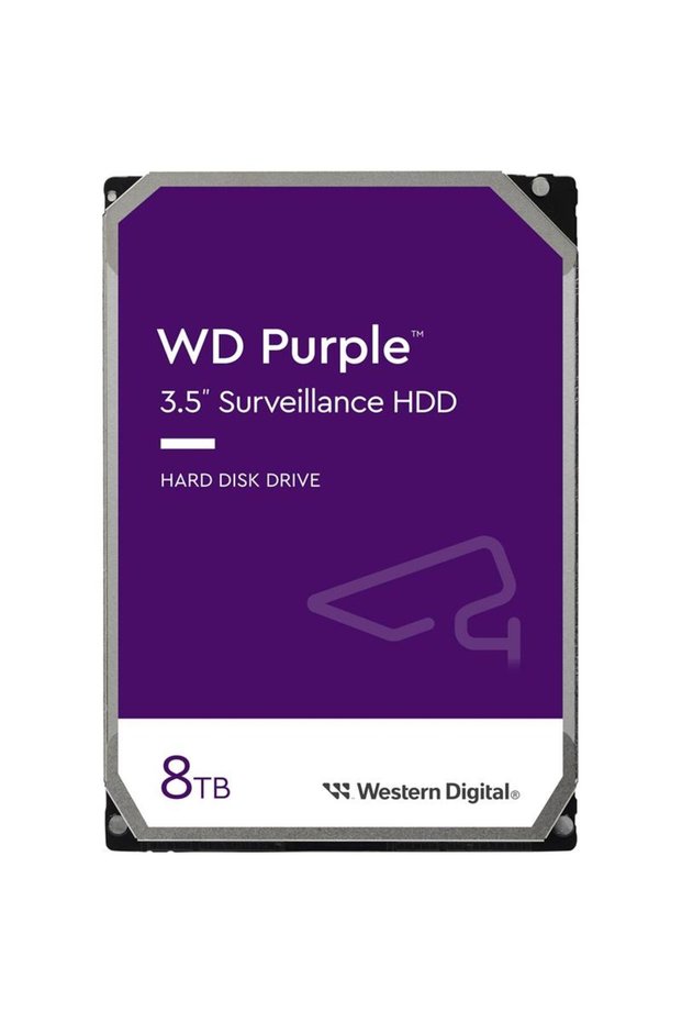 8 Tb Wd 3.5 Purple Sata3 5640Rpm 256Mb 24/7 Security Wd85Purz (3 Years Official Dist Warranty)