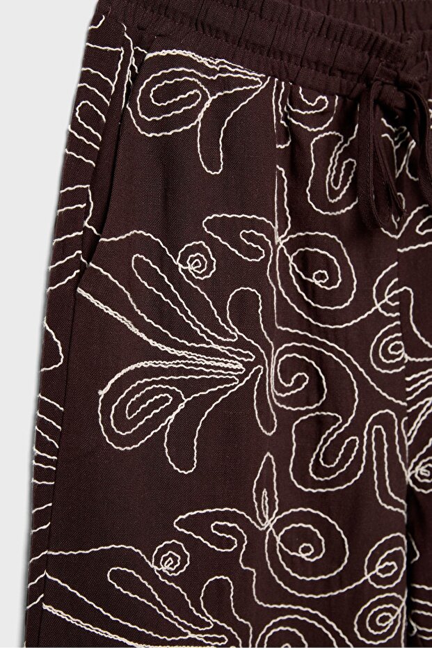 سراويل قصيرة مطرزة - 8