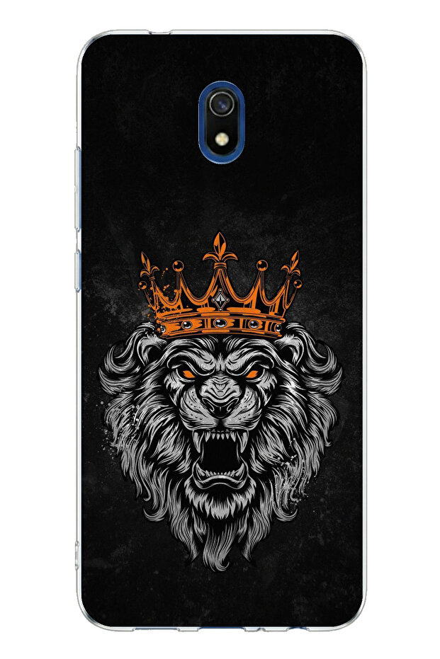 حافظة سيليكون مطبوعة بطبعة روح الذئب متوافقة مع Redmi 8A - 1