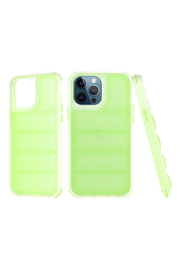 iPhone 12 Pro Max Wave Shield Case, Green - 1