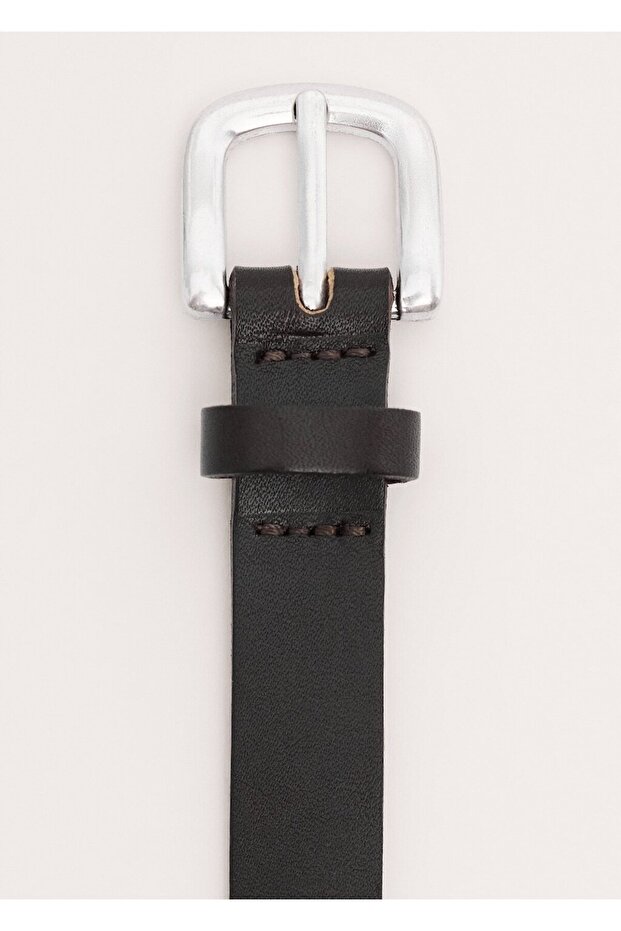 Zımbalı deri kemer - 4