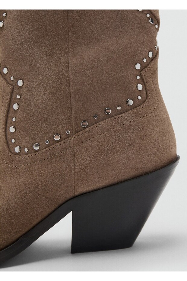 Zımbalı süet yarım bot - 4