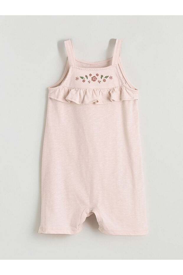 Pink Floral Baby Girl Jumpsuit