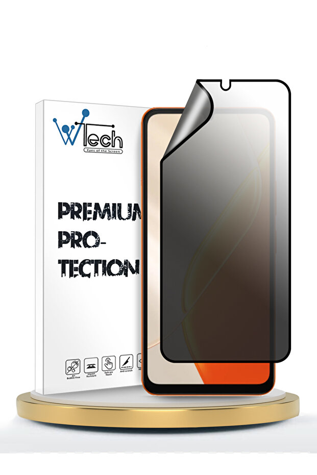 itel A200 / itel A200+ 4G 2026 Premium Nano Ceramic Privacy Full Cover Matte Flexible Clear/Black
