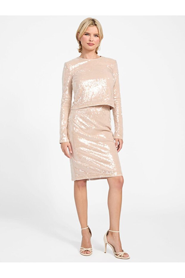 بلوزة مزينة بالترتر - 2