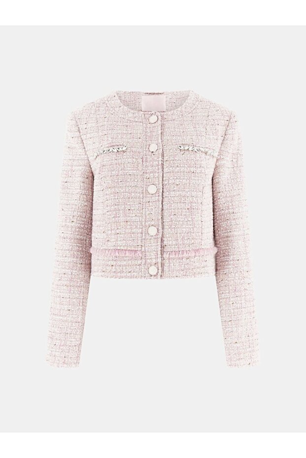 سترة من مزيج الصوف تويد - 2