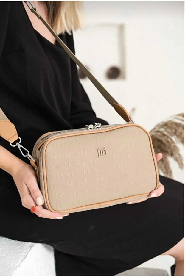 Women's New Season Embossed Printed Shoulder Bag 232053 Mh