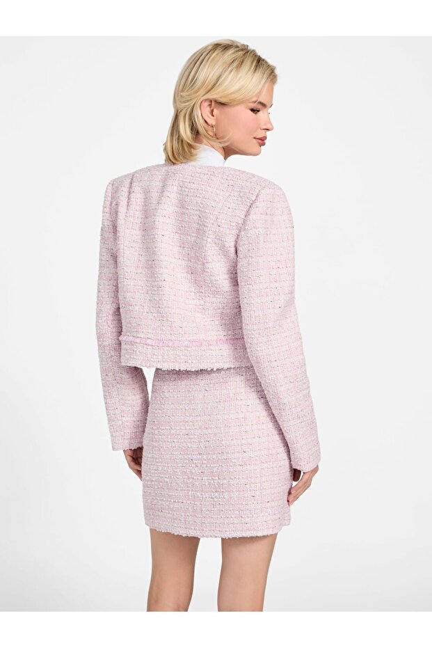 سترة من مزيج الصوف تويد - 5