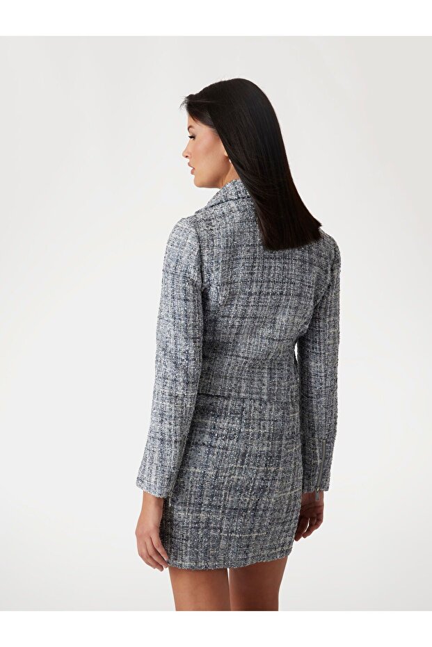 Tweed biker jacket - 4